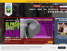 Tablet Screenshot of elpasocountyfair.com